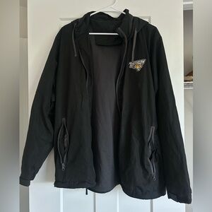 Men's Towson Black Windbreaker Jacket